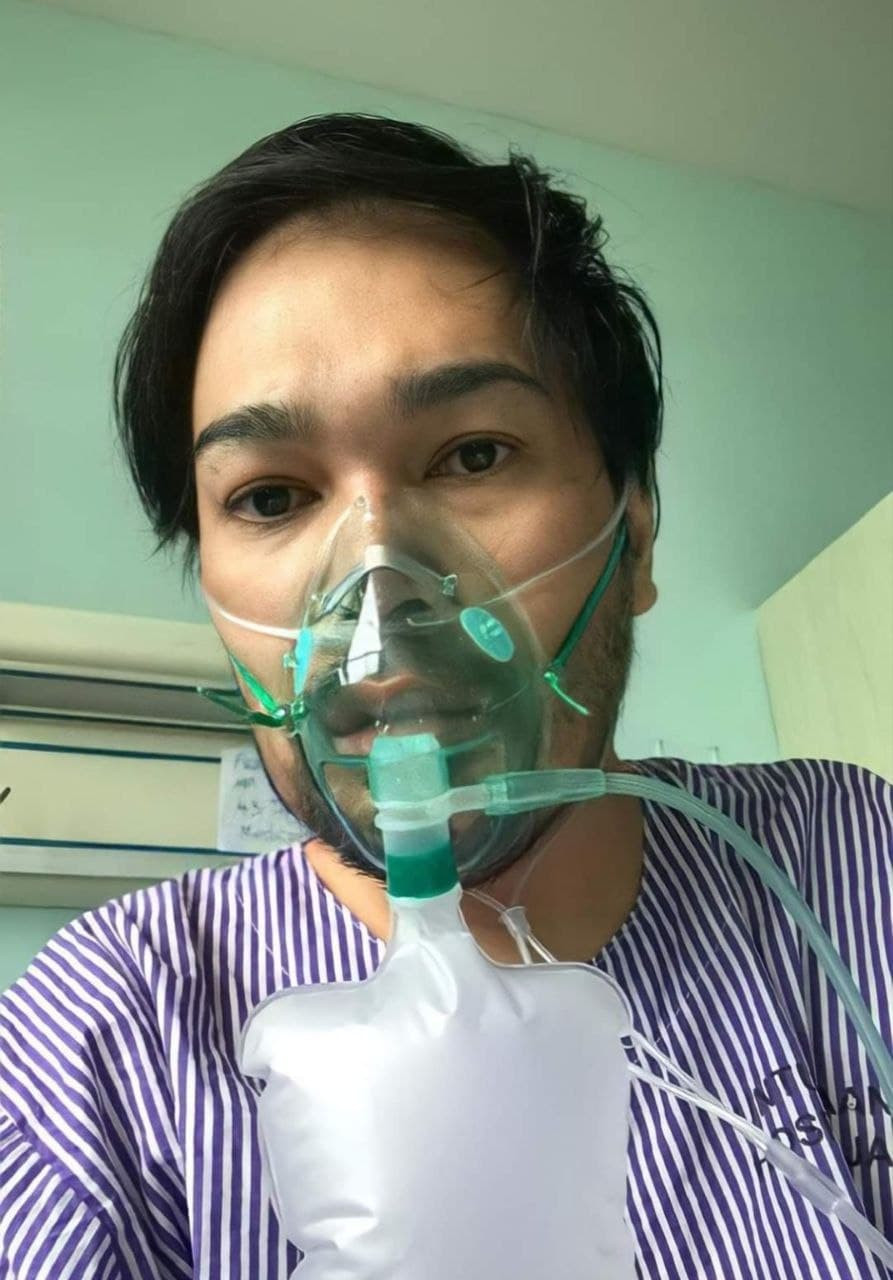 Fazli Zainal ketika mendapatkan rawatan. Gambar Fail