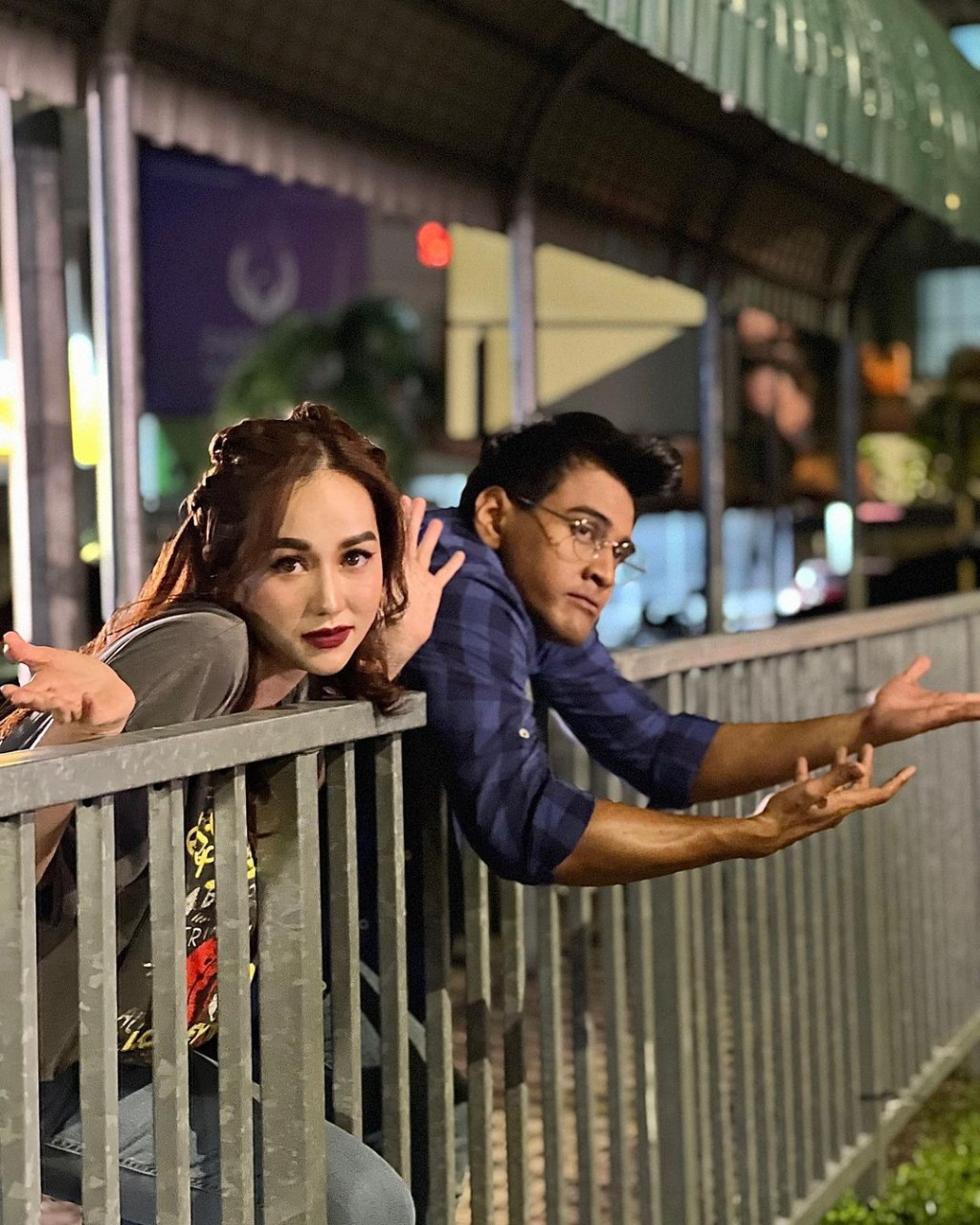 Sophia dan Aliff dalam salah satu babak 'Ku Akad Kau Dengan Bismillah'. - Gambar Instagram