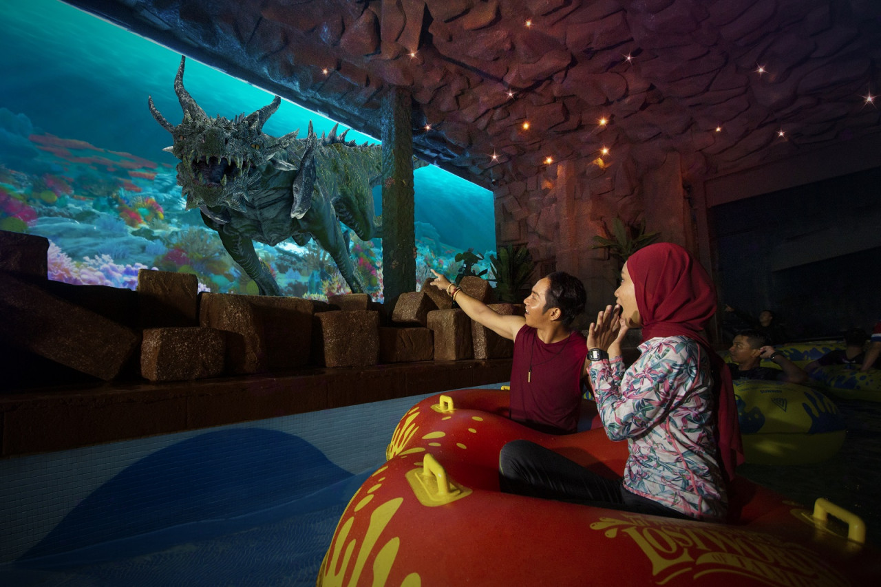 Antara tarikan di Sunway Lost World Of Tambun.