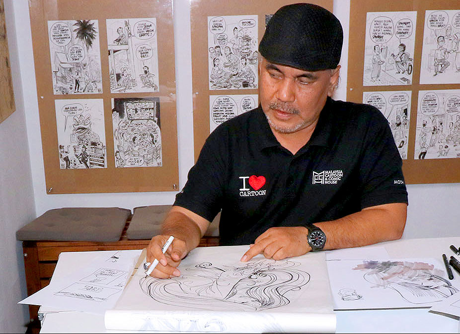 Tazidi mendedahkan karakter yang paling diminatinya adalah Tarzan.