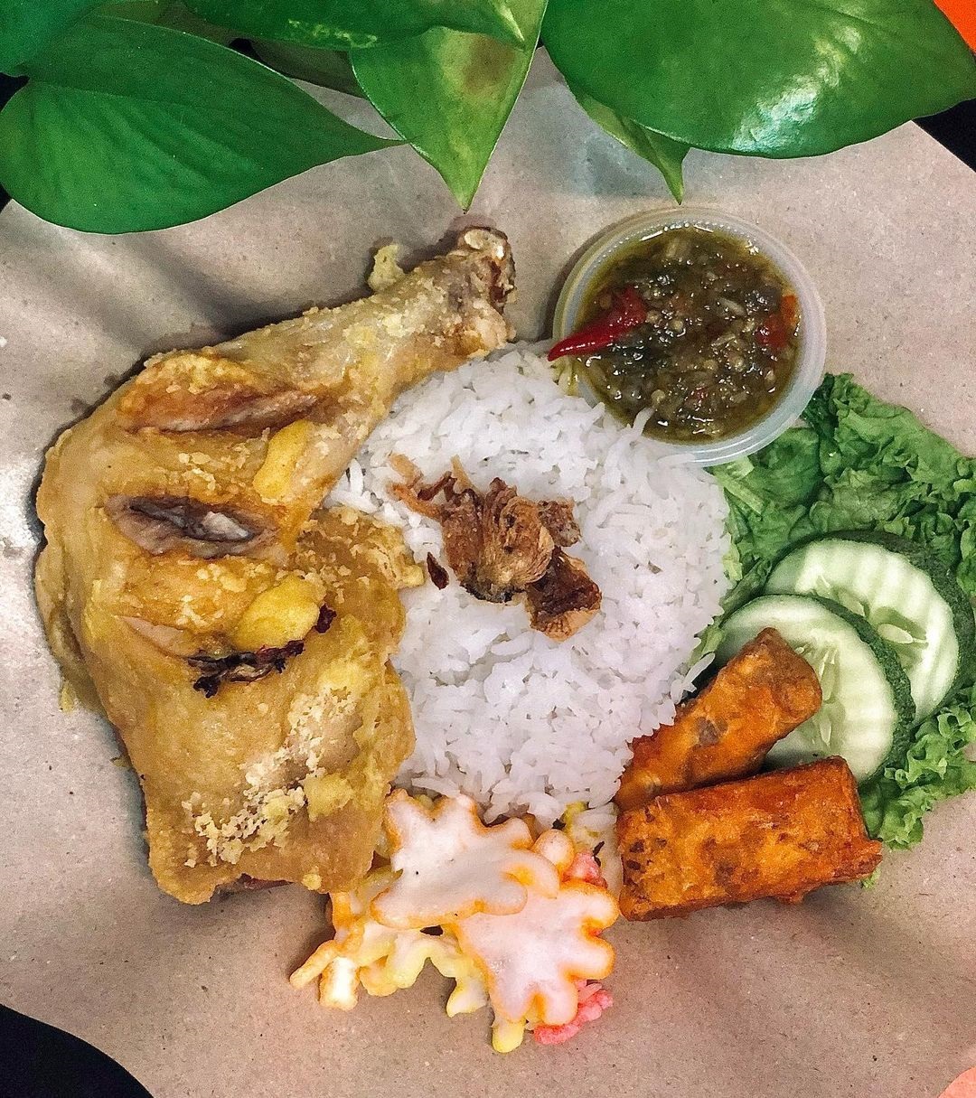 Set Ayam Ijo - Gambar ihsan @tentangkopi.kgr