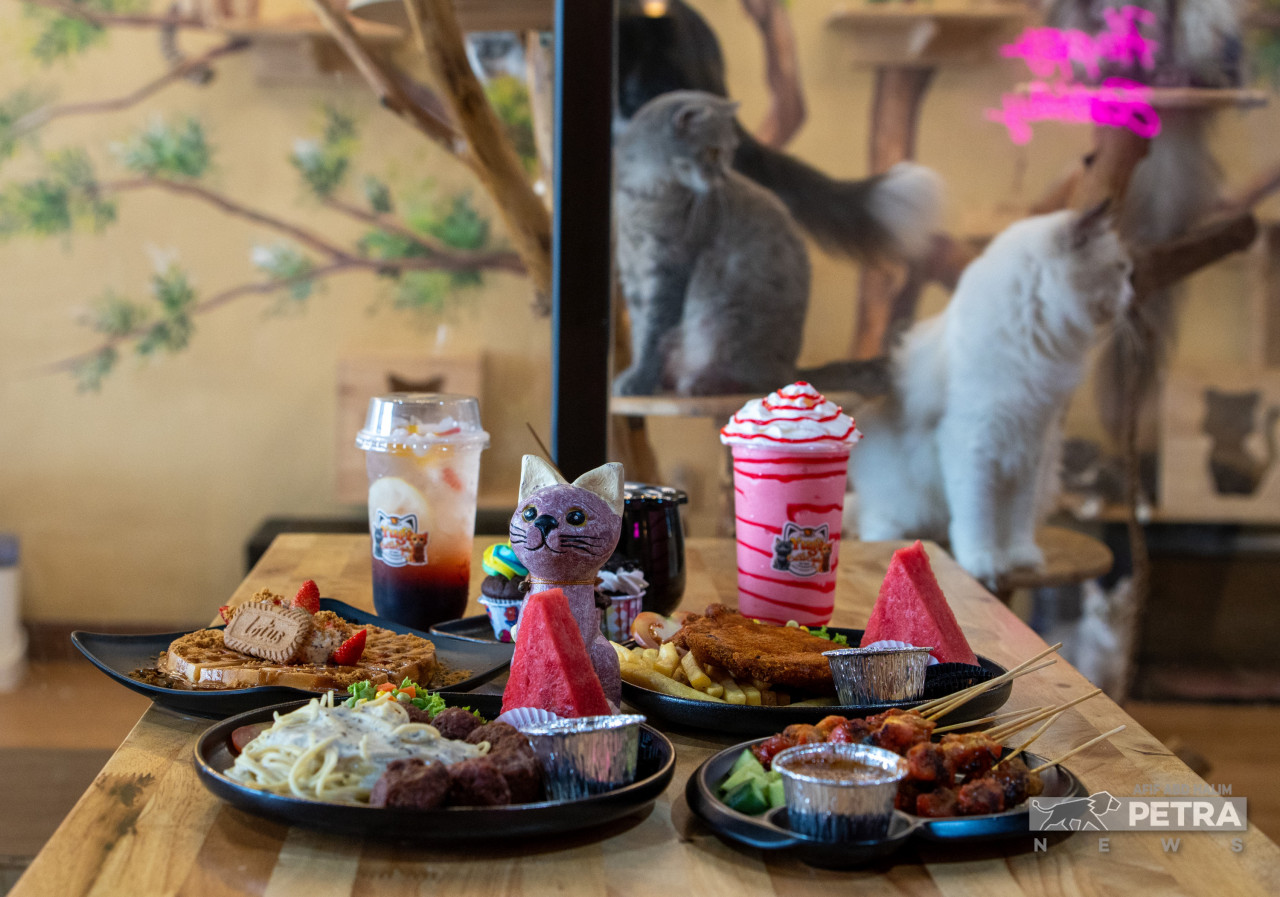 Kira-kira  90 peratus menu dihasilkan sendiri di kafe ini