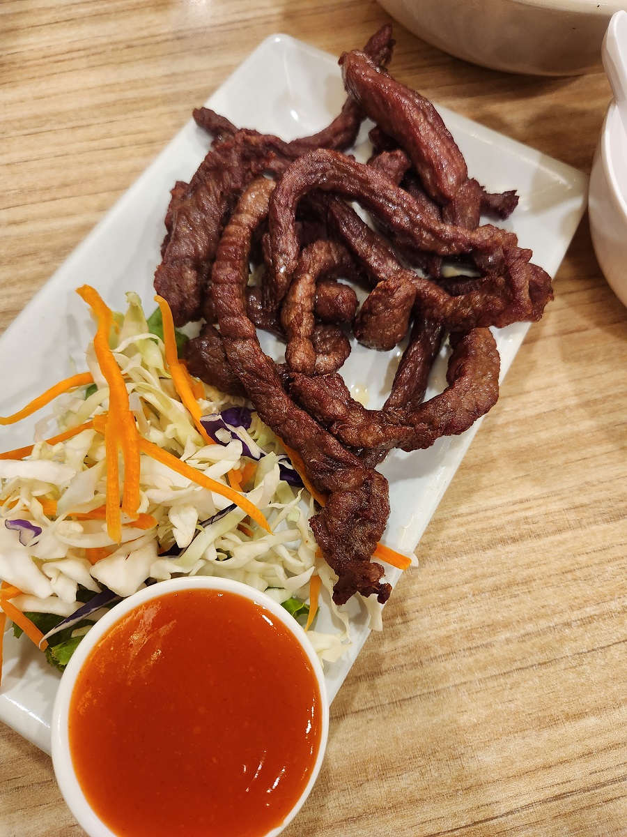 Fried Dried Salted Beef - Gambar oleh Rahayu MN