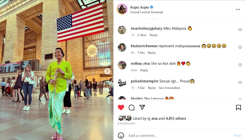 Peminat memberikan komen positif dan memuji penampilan Abil.
