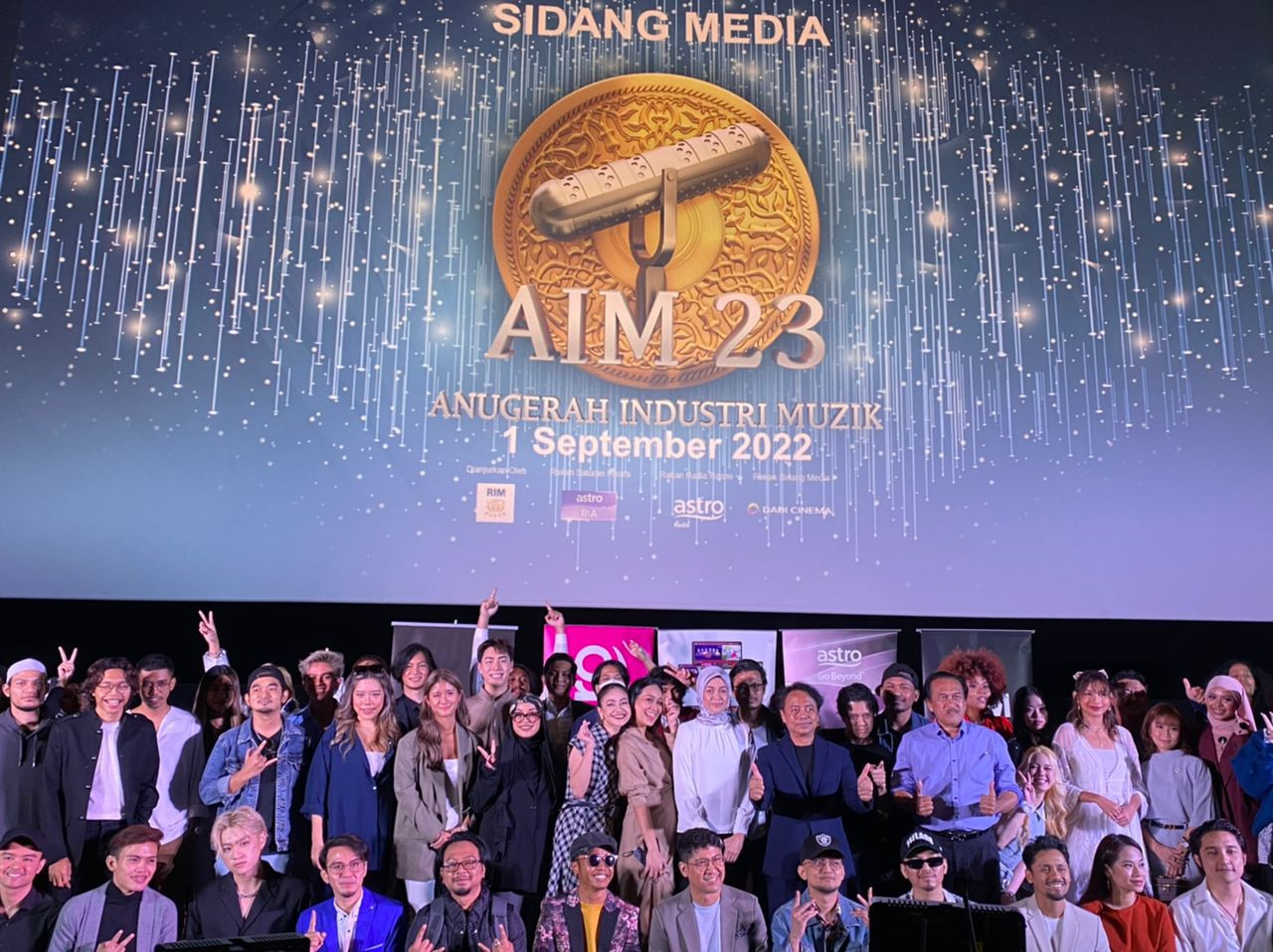 Antara barisan finalis AIM23