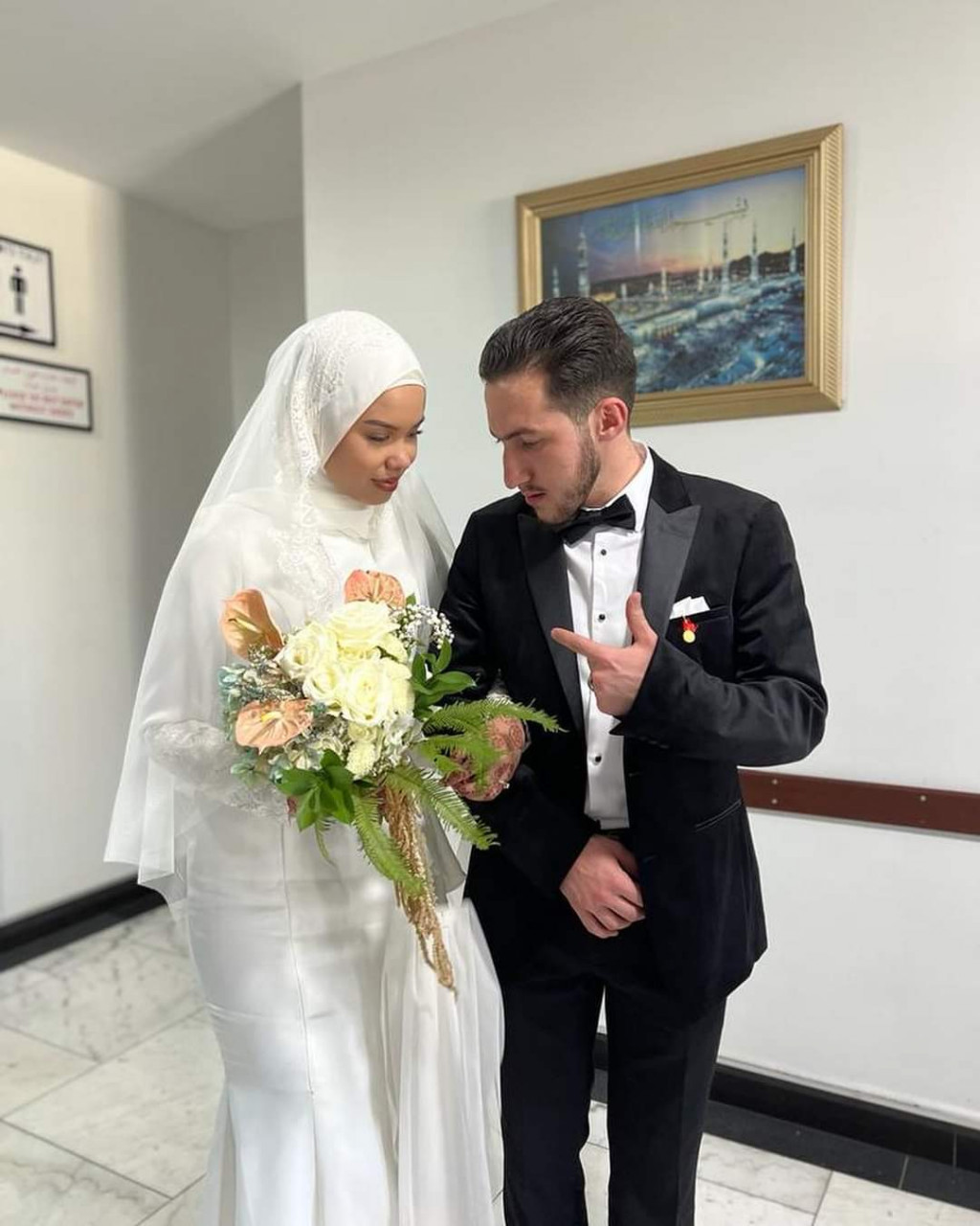Amna Nafeesa dan Yusof. - gambar Instagram Wardina Saffiyyah
