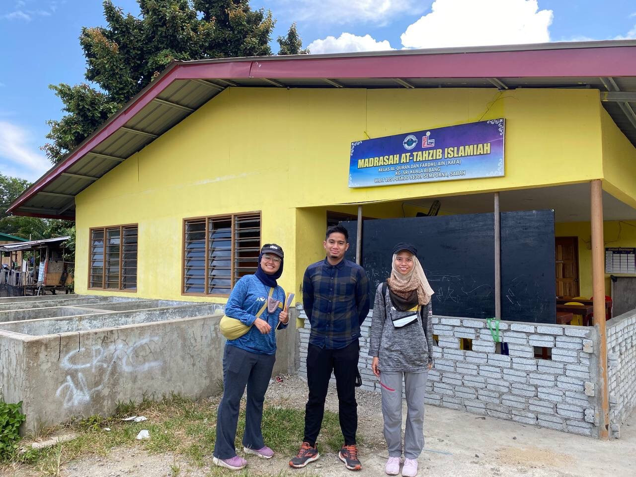 Anis bersama Bazli Zhafri Azmil dan Zafirah Mahirah Sabi