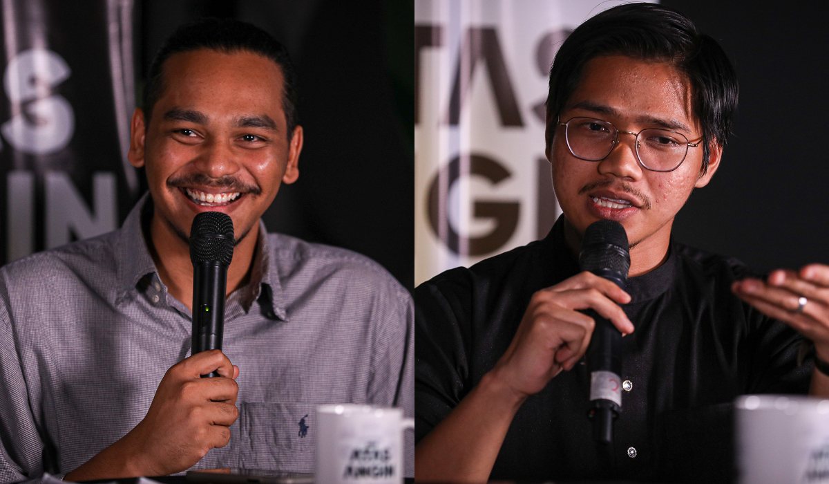 Pengasas Atas Angin, Arif Imran (Bam) dan pengarah pemasaran Atas Angin, Rashdan Mustafadin (Ras)