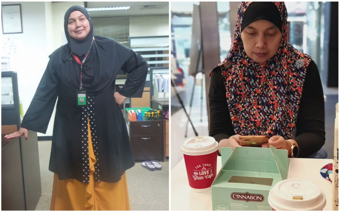 Murni Mat Nasri berjaya menurunkan berat sebanyak 32kg