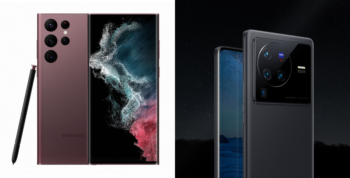 Samsung Galaxy S22 Ultra dan Vivo X80 Pro