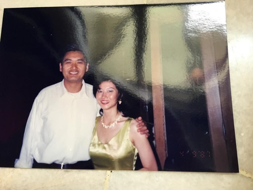 Bersama pelakon Chow Yun Fat 