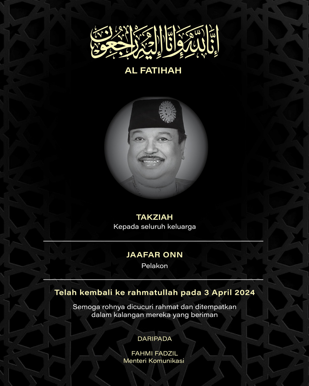 gambar akaun X Fahmi Fadzil
