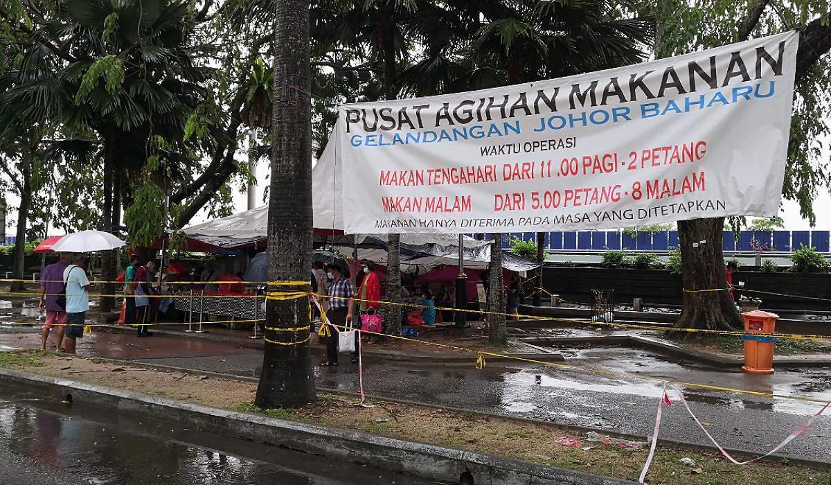 Pusat Agihan Makanan Gelandangan Johor Bahru.
