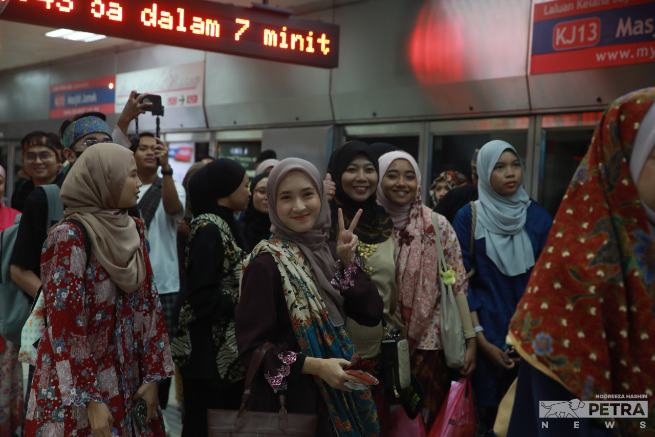 Suasana di salah satu lokasi Keretapi Sarong 2023.