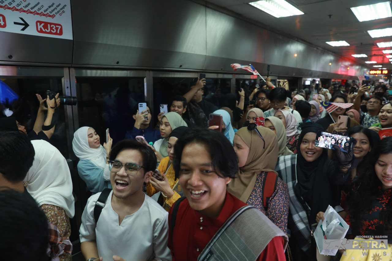 Suasana di salah satu lokasi Keretapi Sarong 2023.