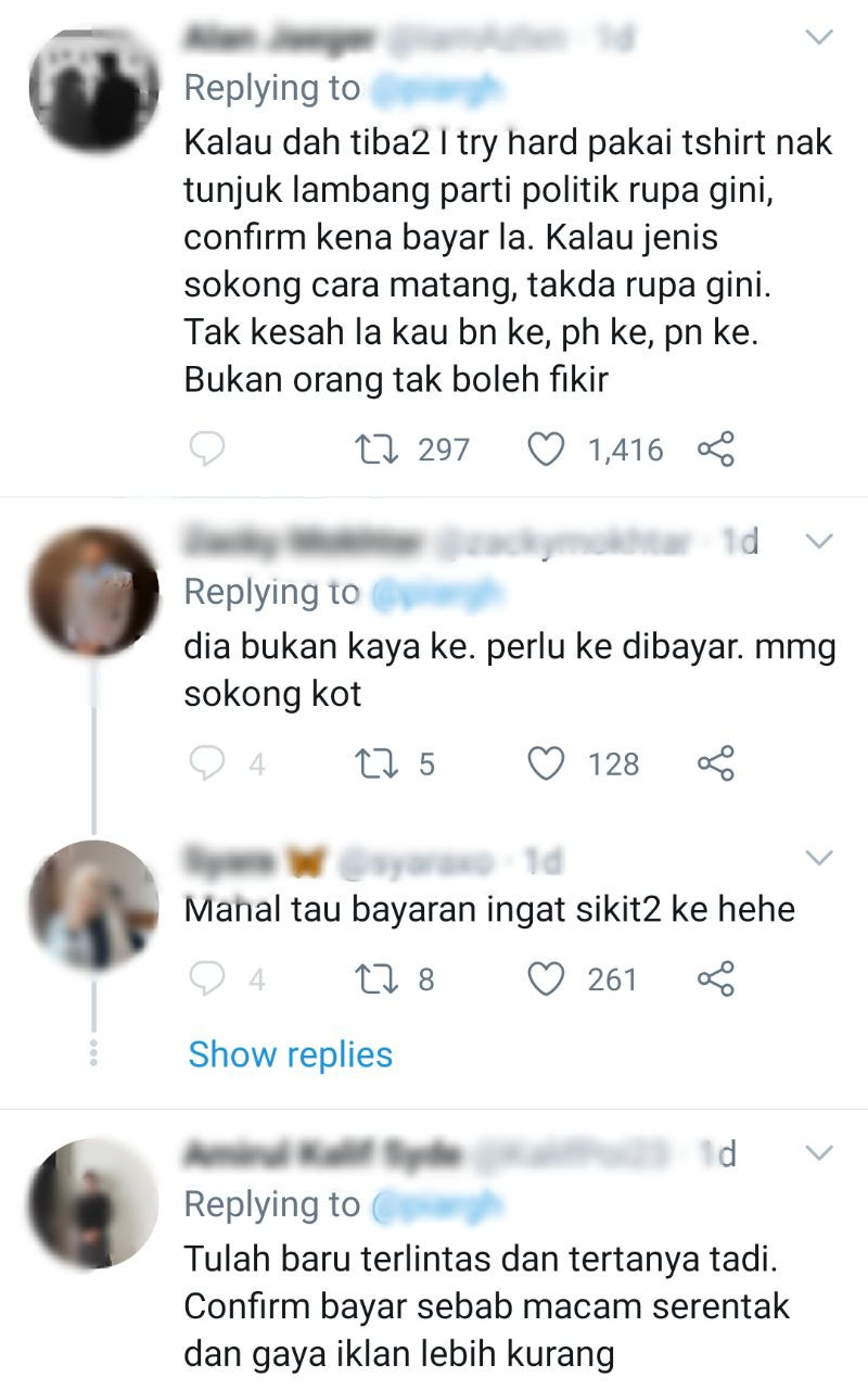 Komen Netizen - Tangkapan layar media sosial