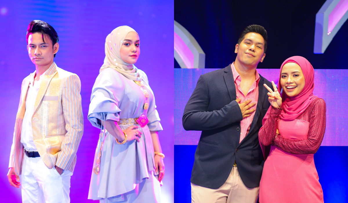 Syafeek dan Zazo (kiri) serta Norman dan Hazreen (kanan)