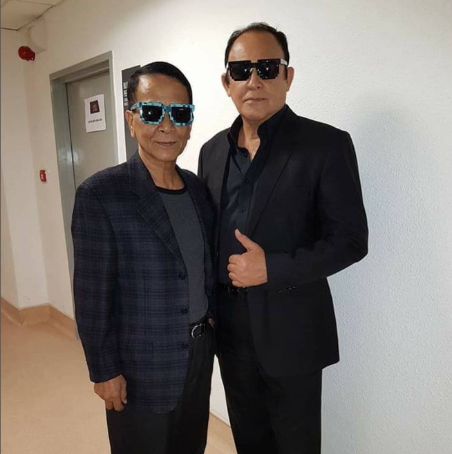 Kenangan Yusof Haslam bersama Mohd Noor Kadir. - Gambar ihsan Facebook Mohd Noor Kadir