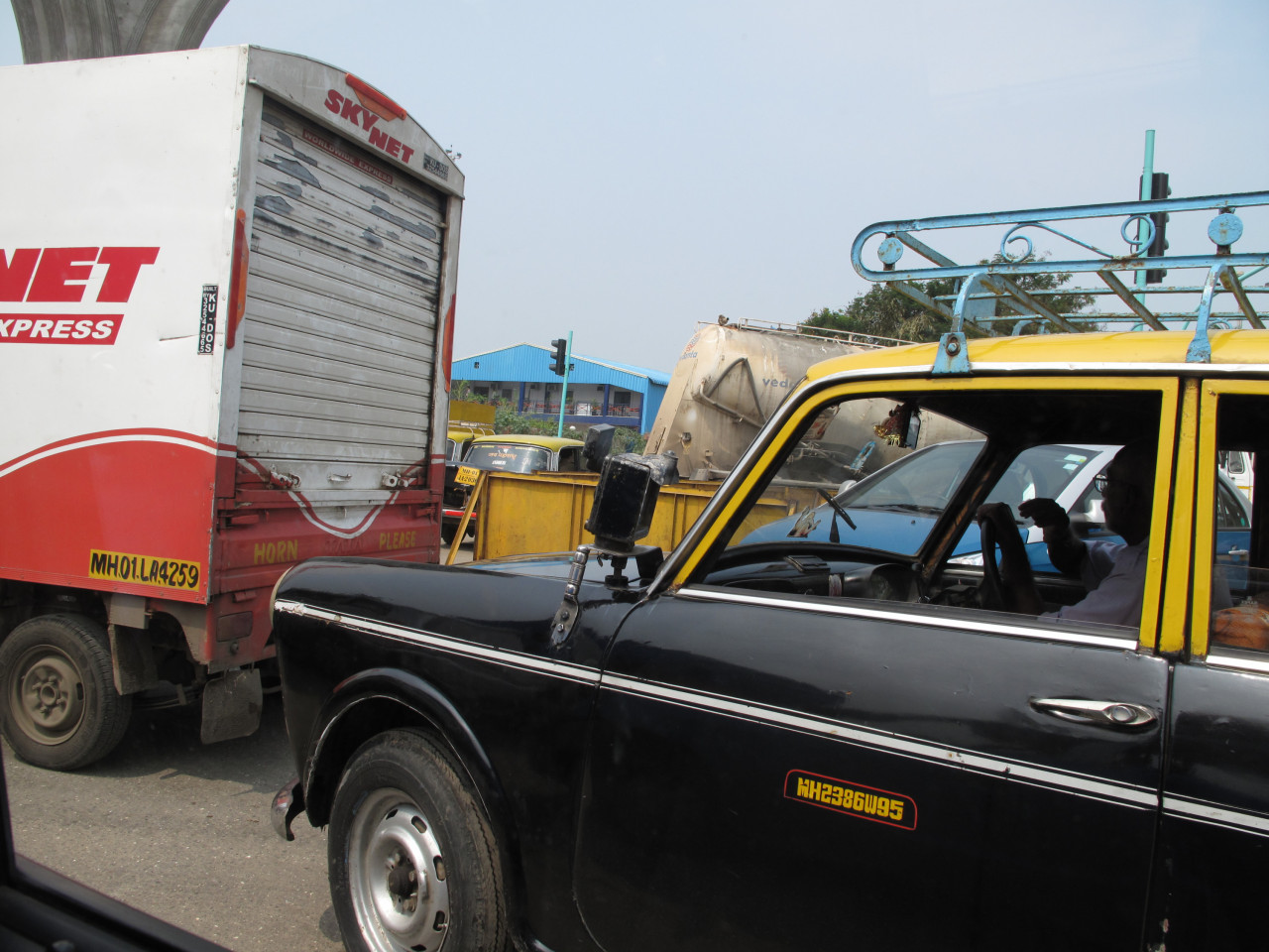 Trafik di Mumbai