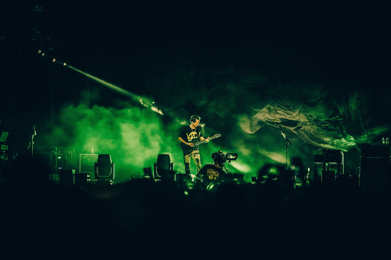 Aksi Muse dalam konsert 'Will Of The People' di AS baru-baru ini. - Gambar Facebook Muse