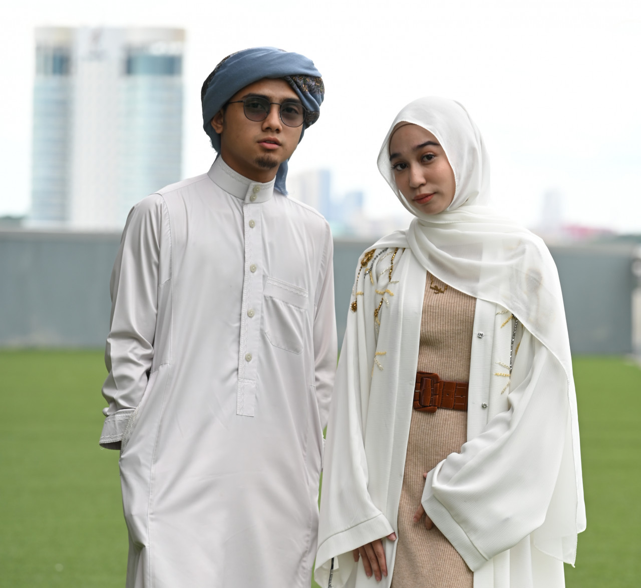Nuha dan Naufal tular dengan lagu Casablanca. - Gambar fail