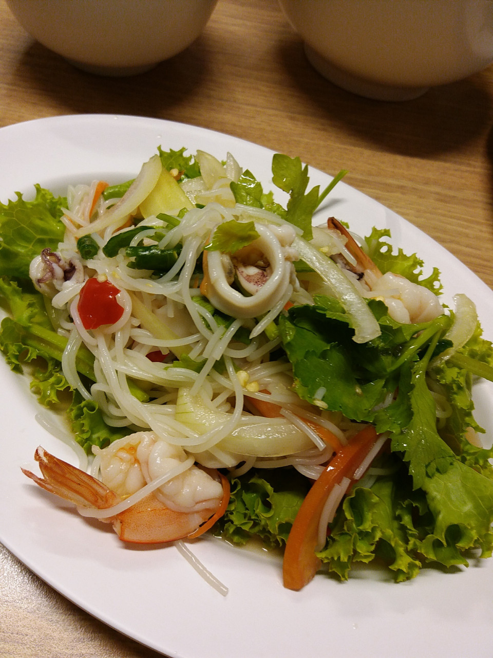 Salad makanan laut - Gambar oleh Rahayu MN
