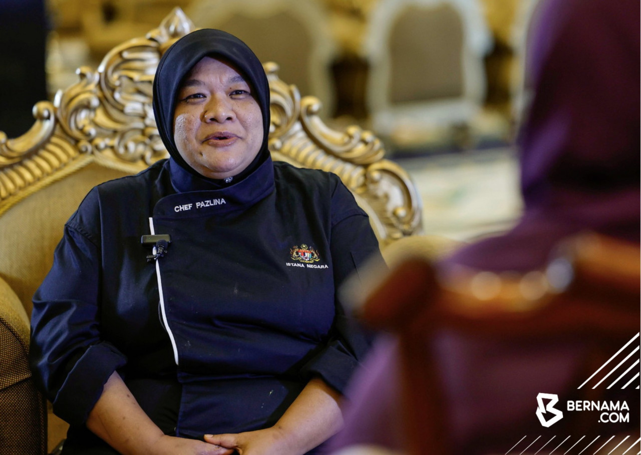 Tukang masak Istana Negara, Pazlina Saleh.