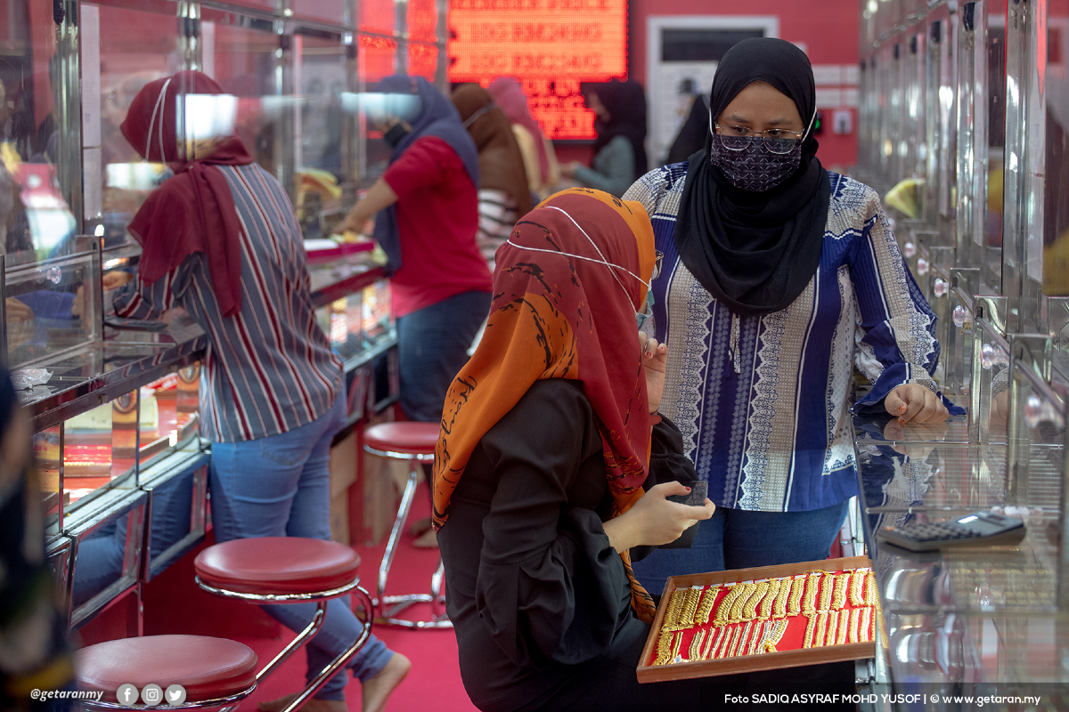 Kedai emas tetap mencuri tumpuan ketika ini.