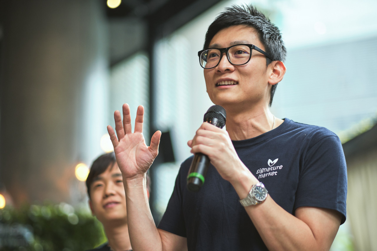 Pengasas Signature Market, Edwin Wang