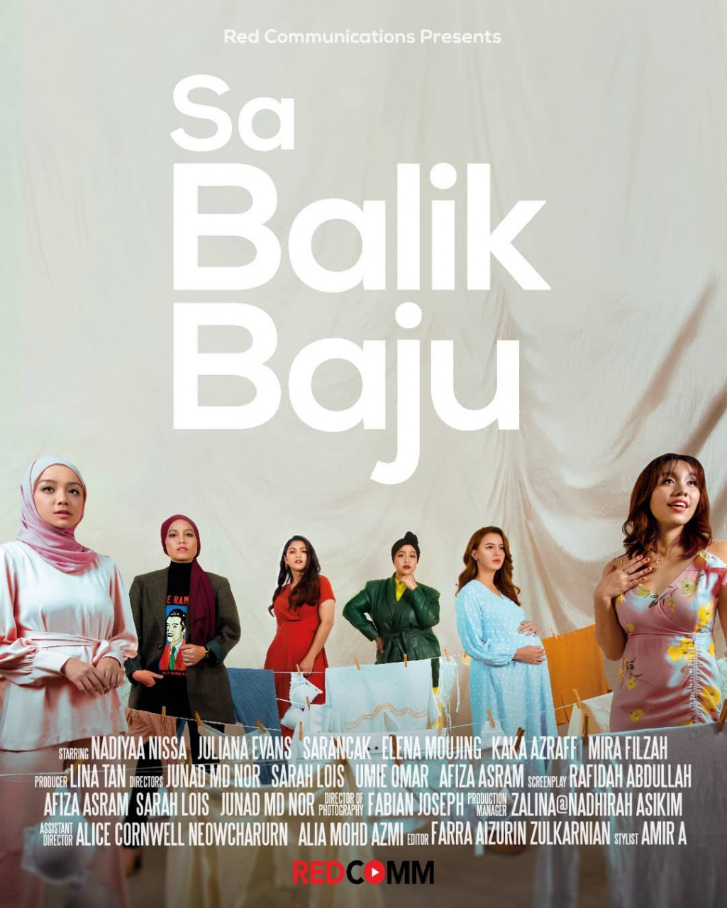 Filem 'Sa Balik Baju' menampilkan artis popular seperti Mira Filzah, Kaka Azraff dan Juliana Evans - Gambar Fail