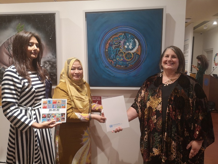 'Painting a Better World' dipamerkan di Hab Pertubuhan Bangsa-bangsa Bersatu (PBB) di Expo 2020 Dubai
