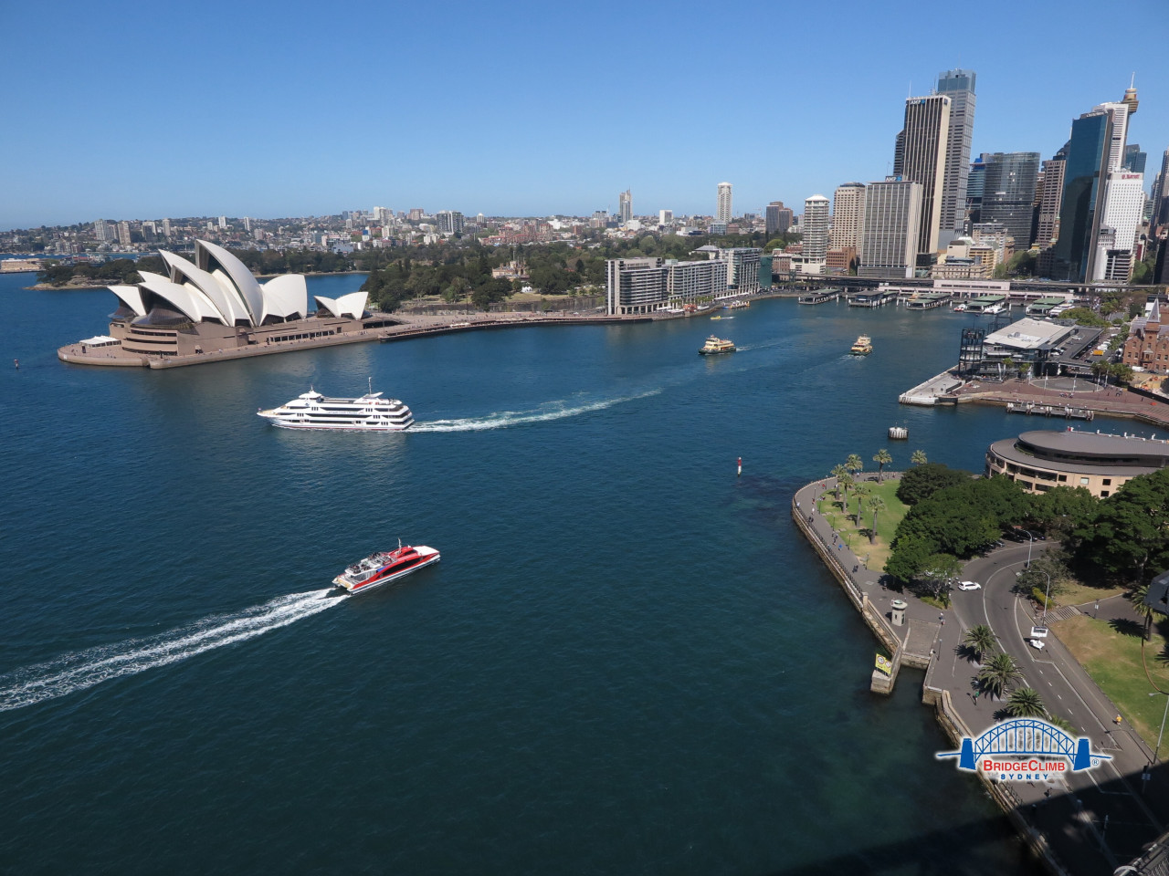 Pemandangan Sydney sewaktu Bridge Climb