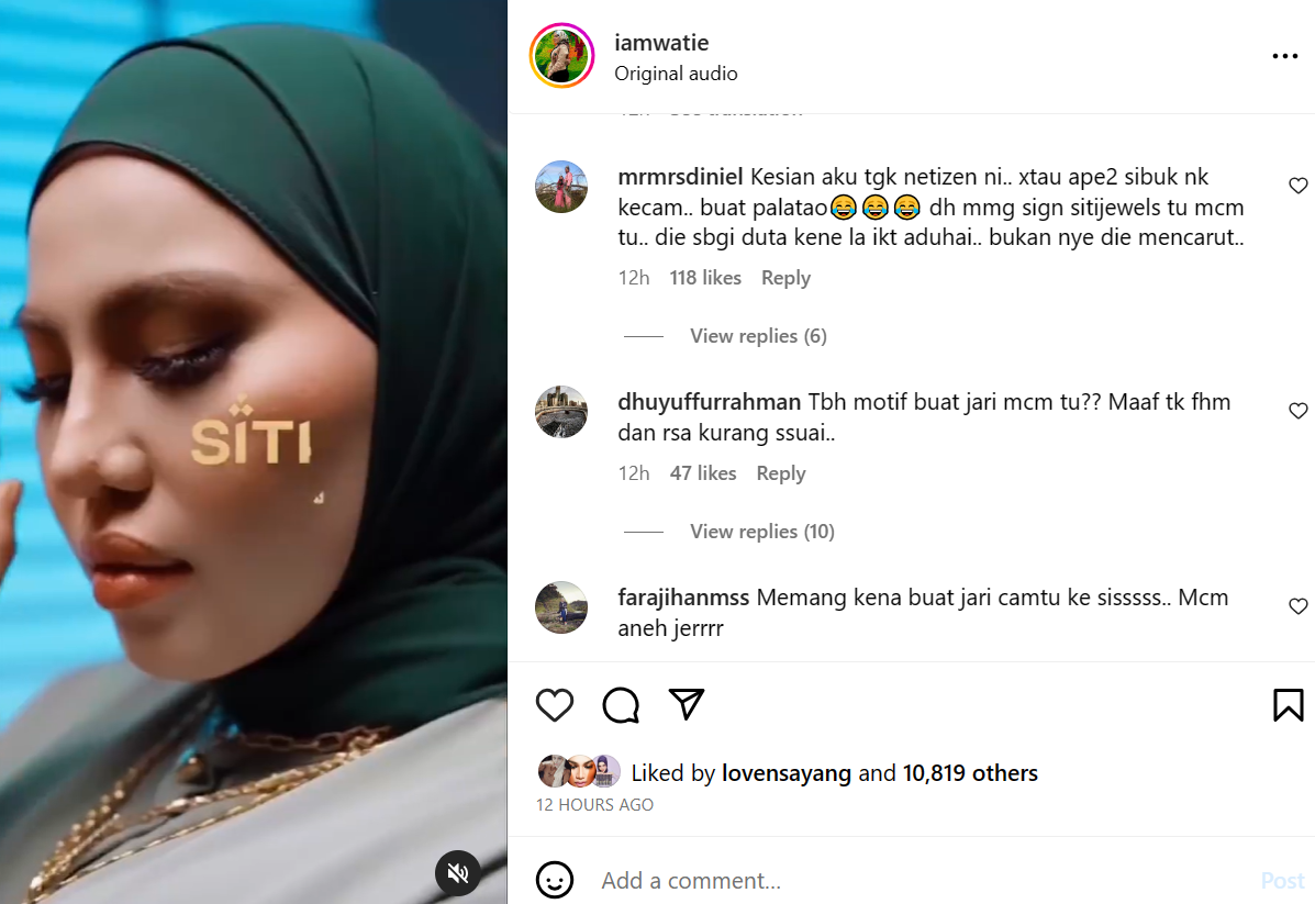 Tangkapan layar komen netizen