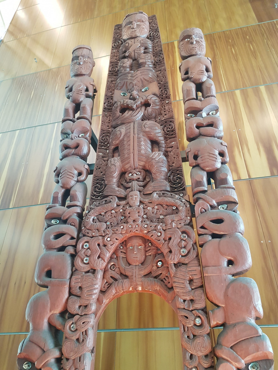 Contoh arca seni di Muzium Budaya Te Papa