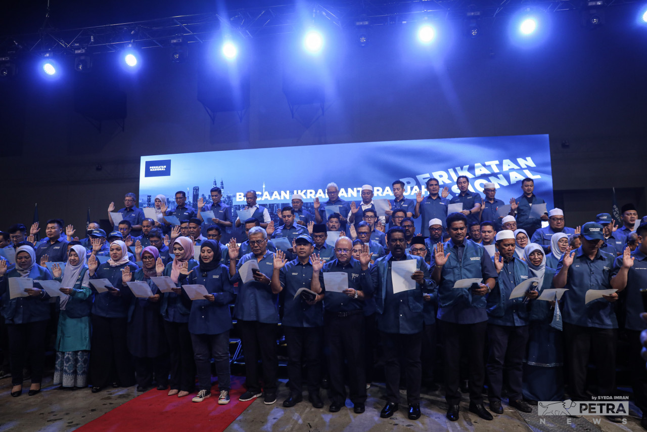 Barisan calon Ahli Parlimen PN yang akan bertanding pada PRU-15 ini.
