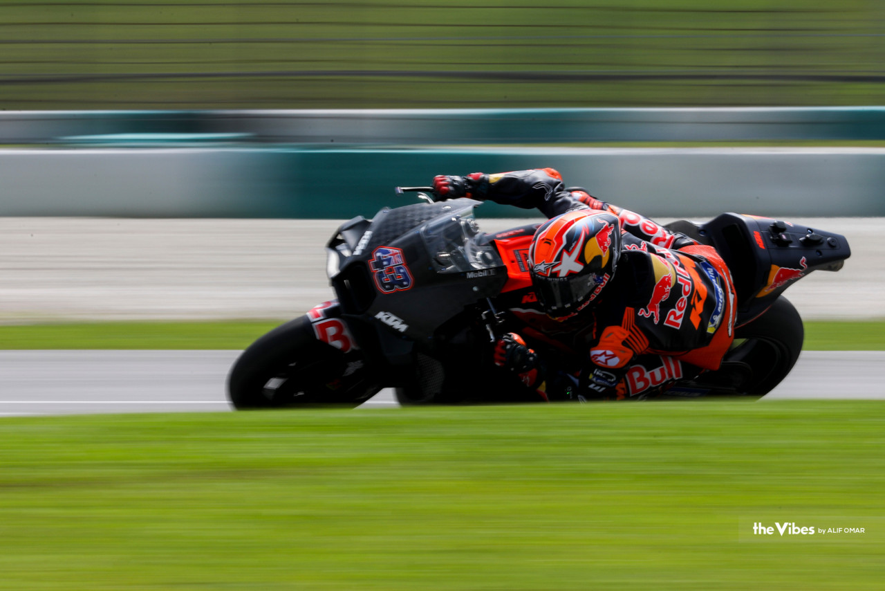 Pelumba Australia, Jack Miller daripada pasukan Red Bull KTM Factory Racing