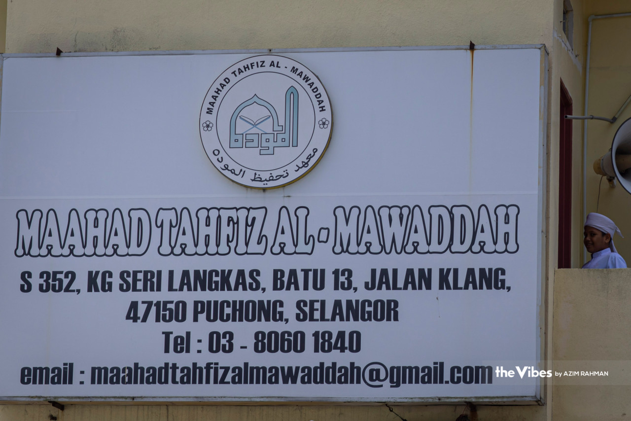 Maahad Tahfiz Al-Mawaddah, Puchong mempunyai 35 orang pelajar lelaki