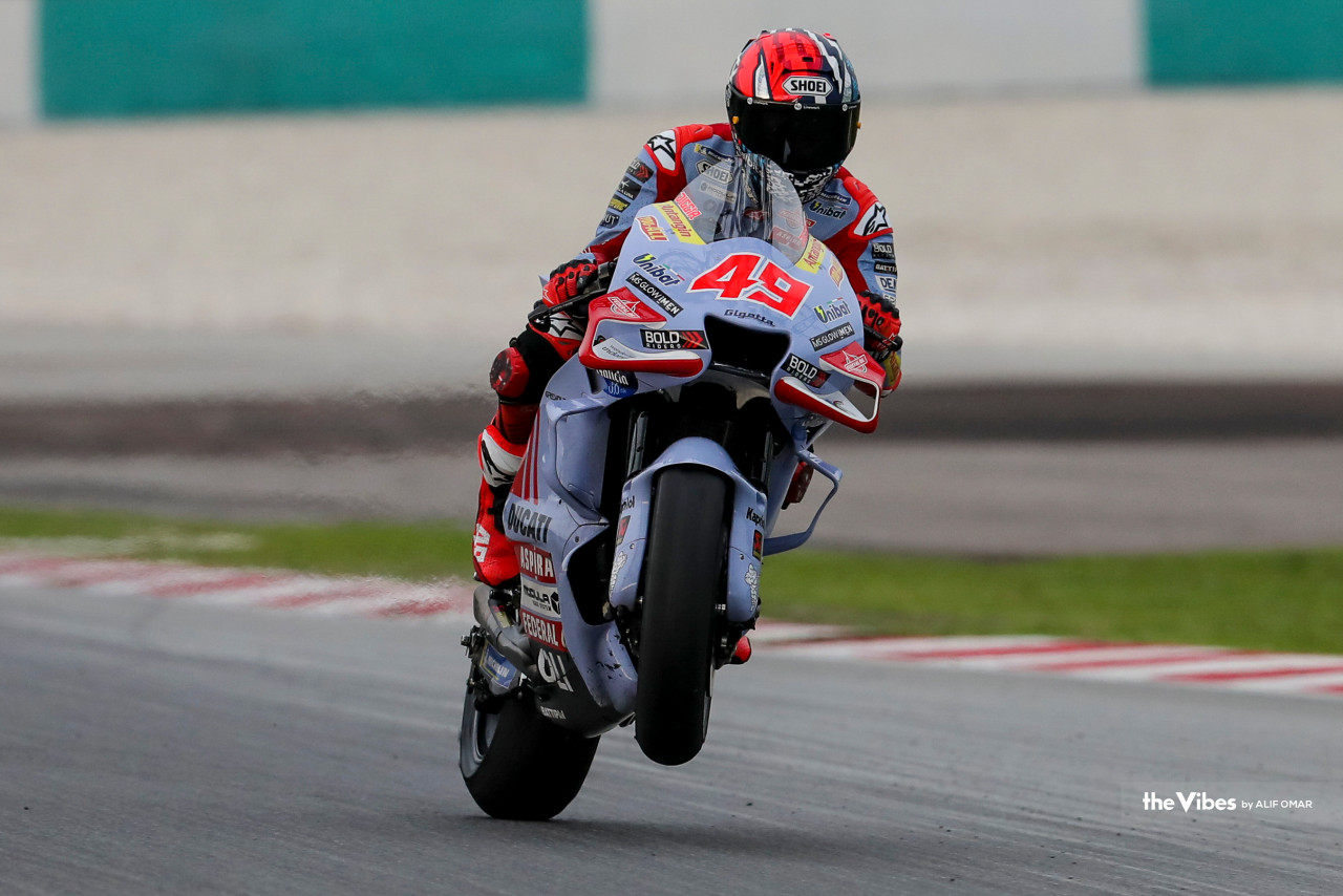 Fabio Di Giannantonio daripada pasukan Gresini Racing MotoGP