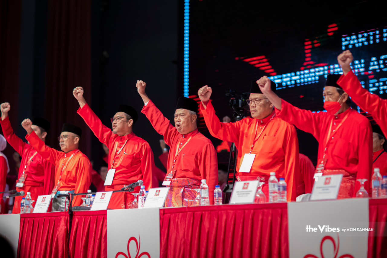 Muhyiddin Yassin menjelaskan menjelaskan, tuduhan rasuah yang dibuat terhadapnya baru-baru ini akan membawa kepada kejatuhan kerajaan yang memerintah, dan enam pilihan raya negeri akan datang bakal memberi isyarat jelas bahawa rakyat bersama PN - Gambar oleh Azim Rahman