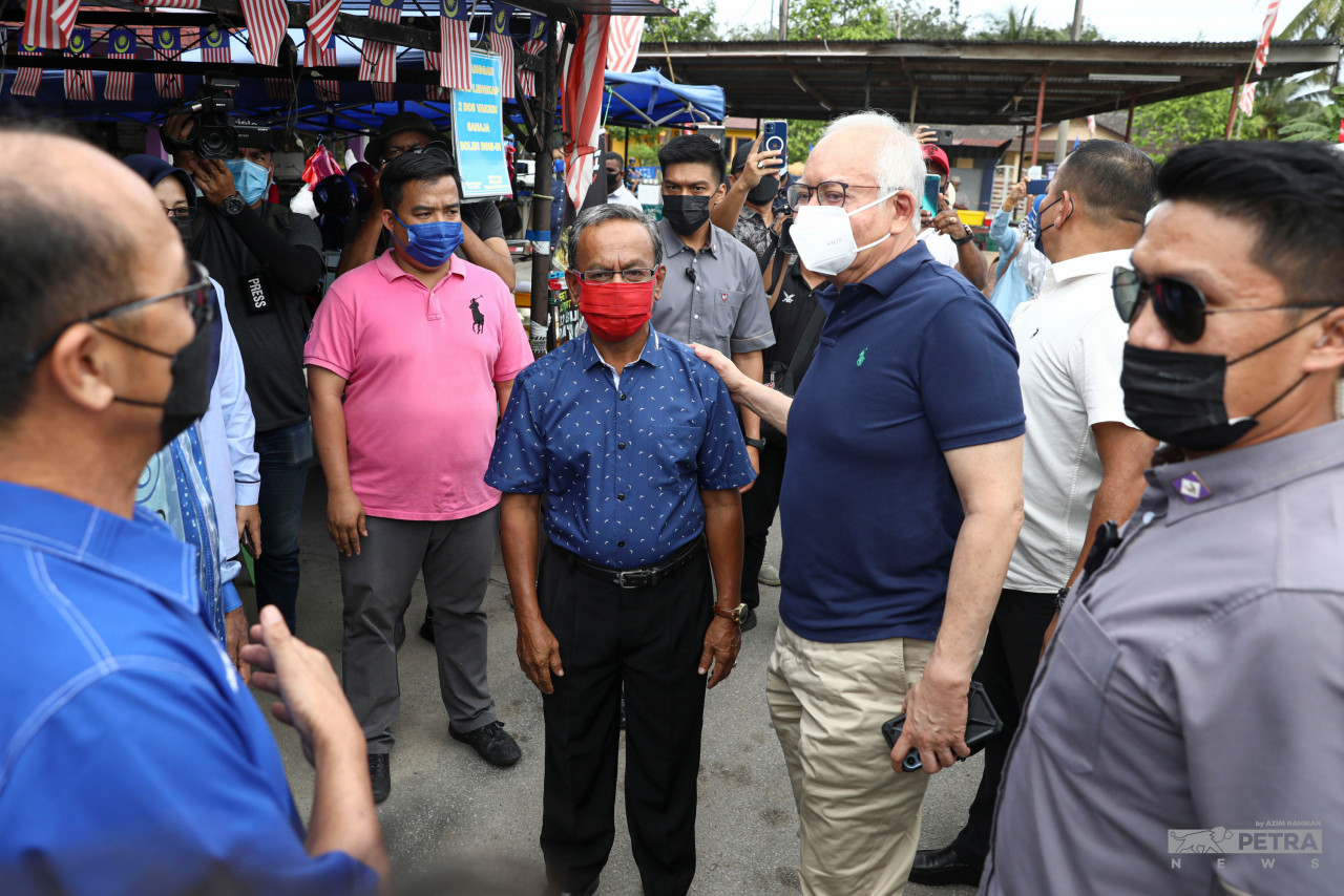 Kehadiran Najib berkempen beri impak kepada kemenangan BN. - Gambar oleh Azim Rahman