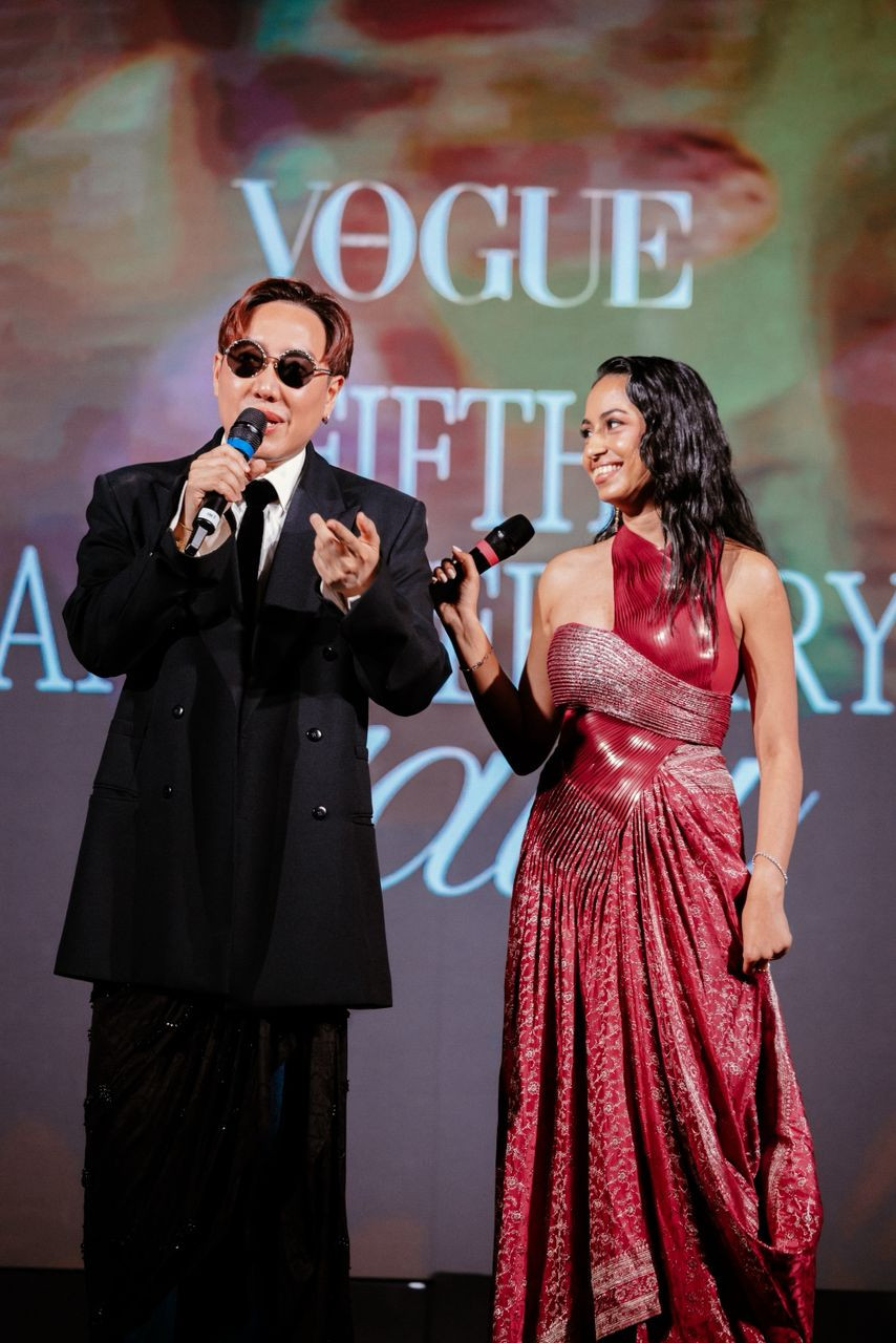 Natasha Damodaran ketika menyampaikan ucapan