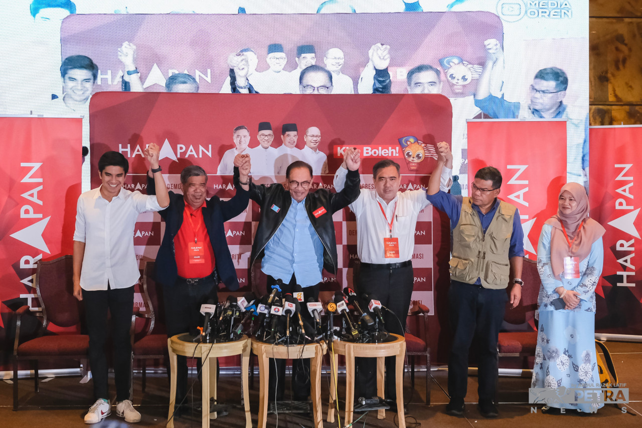 PH memperoleh 82 kerusi pada PRU-15 semalam.
