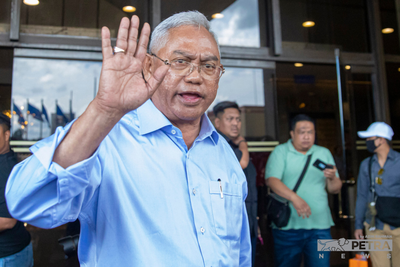 Noh Omar meletakkan jawatan sebagai Pengerusi Perhubungan UMNO Selangor. - Gambar oleh Azim Rahman