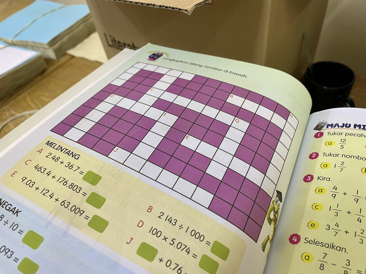 Contoh gambar rajah daripada buku asli yang perlu diterjemah dalam Braille.