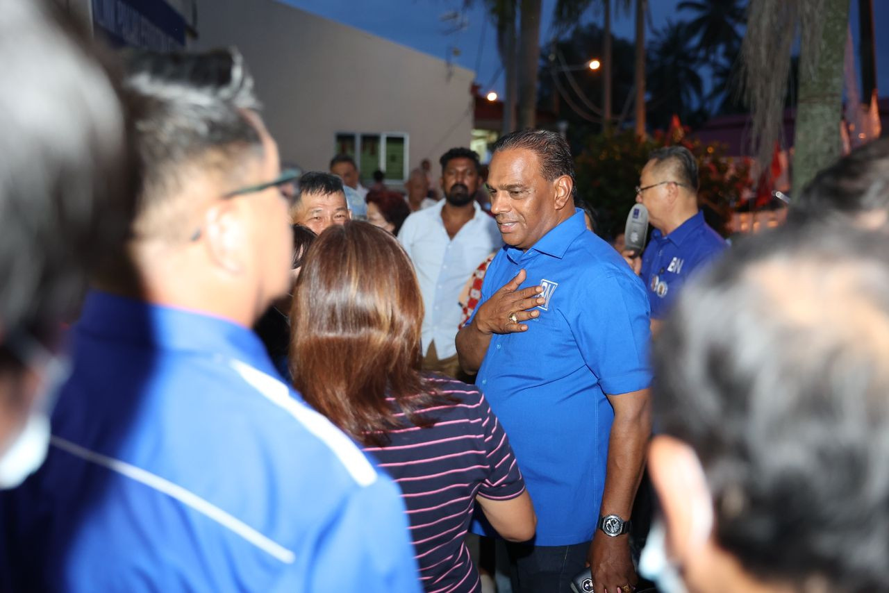 Saravanan berharap dapat memenangi kembali sebahagian daripada sokongan kaum Cina yang telah hilang pada 2018. - Gambar ihsan Pasukan Komunikasi Datuk Seri M Saravanan