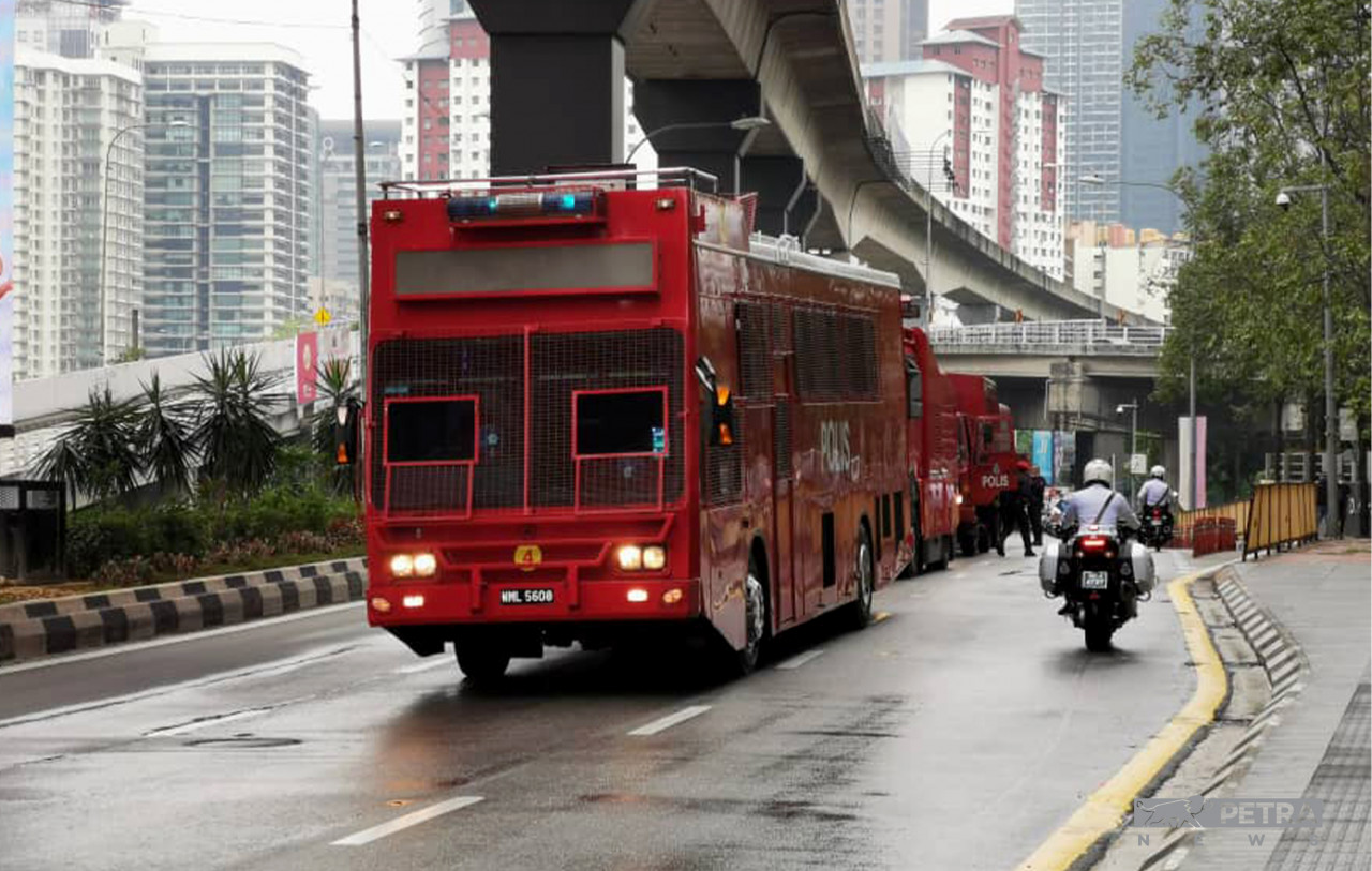 Trak FRU berada di sekitar Jalan Bangsar.