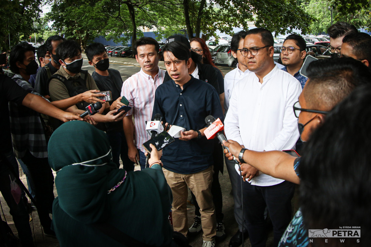 Sebelas individu termasuk ahli politik ini disiasat mengikut Seksyen 9 (5) Akta Perhimpunan Aman 2012 dan telah memberikan kerjasama baik kepada pegawai penyiasat sepanjang proses siasatan - Gambar oleh Syeda Imran