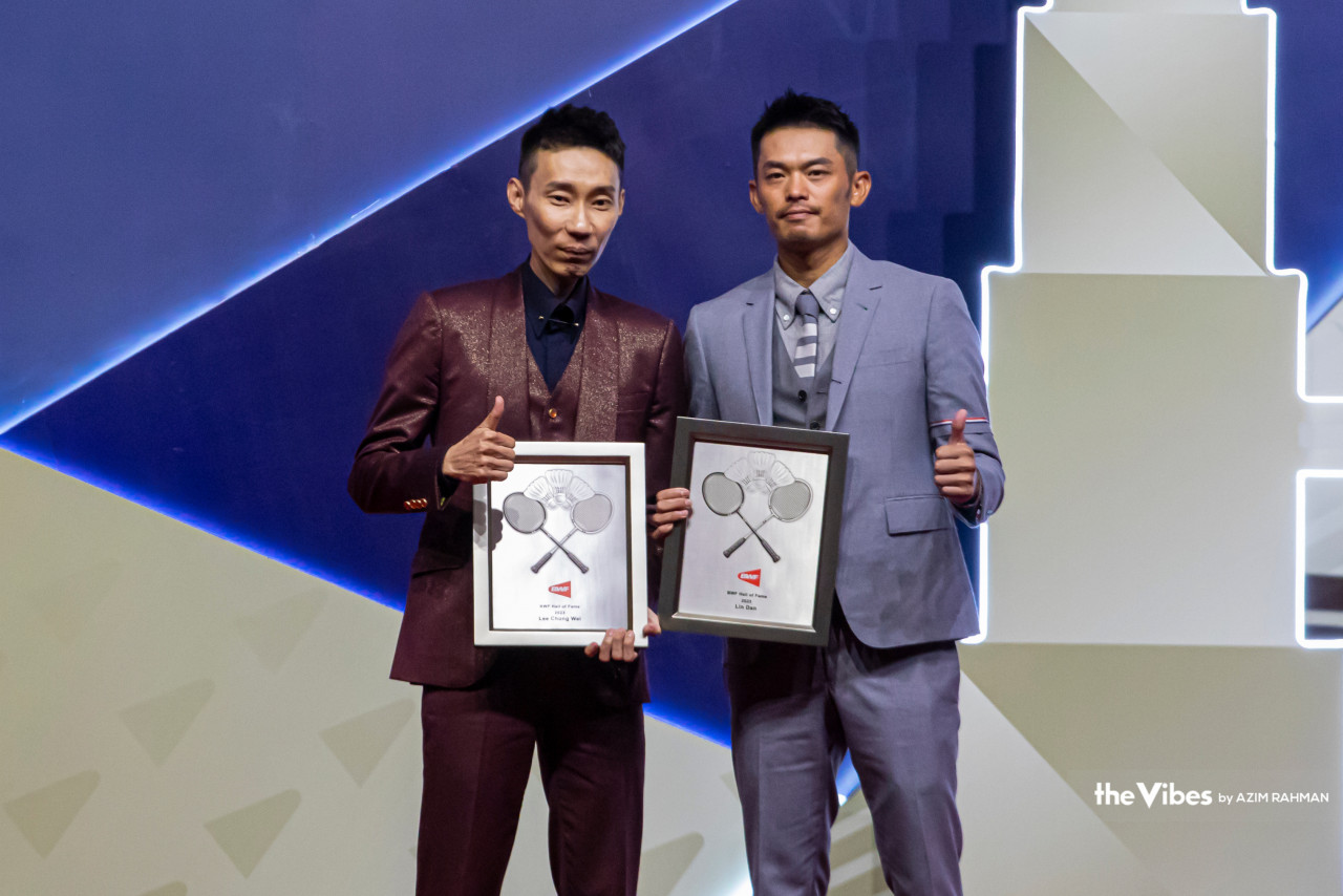 Lee Chong Wei dan Lin Dan - Gambar oleh Azim Rahman