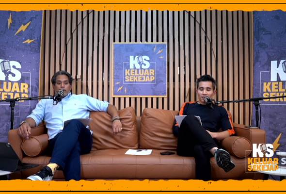 Khairy Jamaluddin (kiri) dan Shahril Sufian Hamdan.