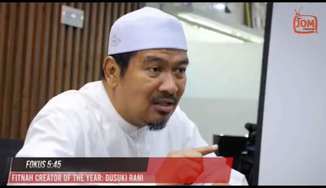 Ahmad Dusuki Abd Rani dilabel sebagai 'Fitnah Creator of The Year - gambar Facebook